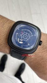 SevenFriday P Series Siyah P3/01 PVD Black 47mm Replika Saat