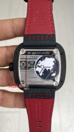 SevenFriday P Series Siyah P3/01 PVD Black 47mm Replika Saat