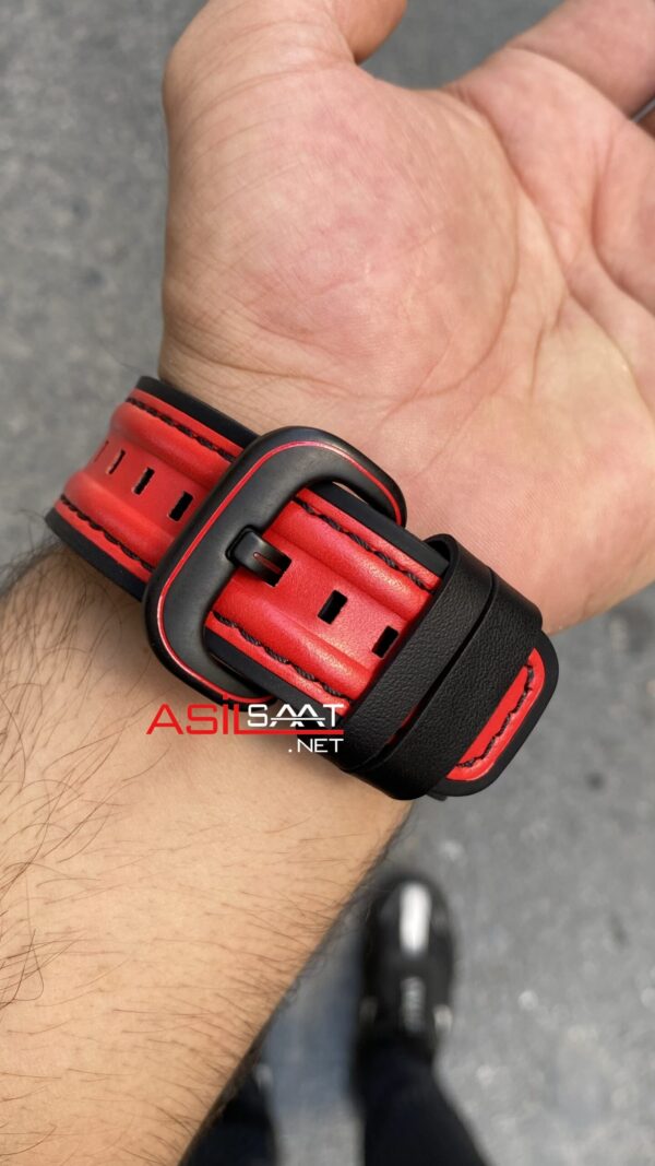SevenFriday Racing Team Red P Series 47 mm SF-P3B/06 Black Red Replika Saat SFP010