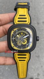 SevenFriday Racing Team Yellow P Series 47 mm SF-P3B/03 Black Yellow Replika Saat SFP009