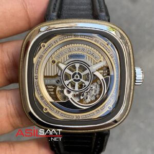 SevenFriday S Series 47 mm SF-S2/01 Gold Replika Saat SFS004