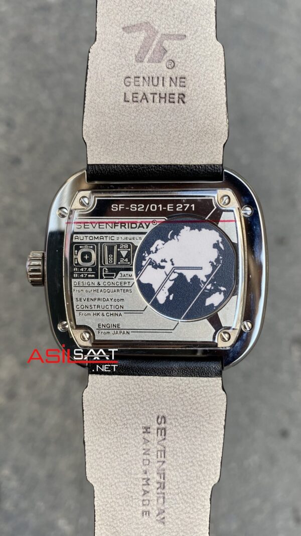 SevenFriday S Series 47 mm SF-S2/01 Gold Replika Saat SFS004