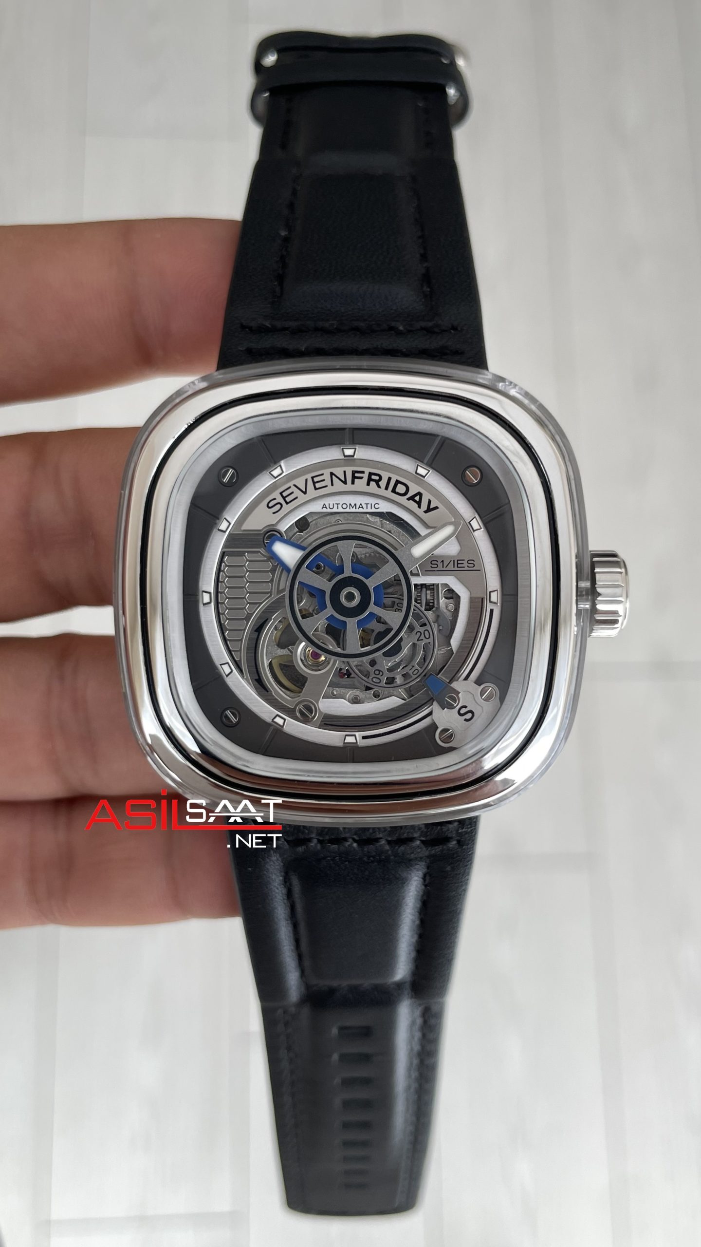 SevenFriday S Series S1/01 Silver 47mm SevenFriday S Series S1/01 Silver 47mm
