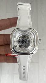 SevenFriday White P Series P1C/01 Silver 47mm Replika Saat