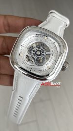 SevenFriday White P Series P1C/01 Silver 47mm Replika Saat