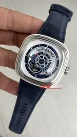 SevenFriday Yacht Club P Series P3/06 Silver Blue 47 mm Replika Saat
