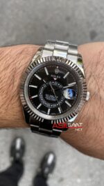 Rolex Sky Dweller Siyah 326934 Oyster Replika