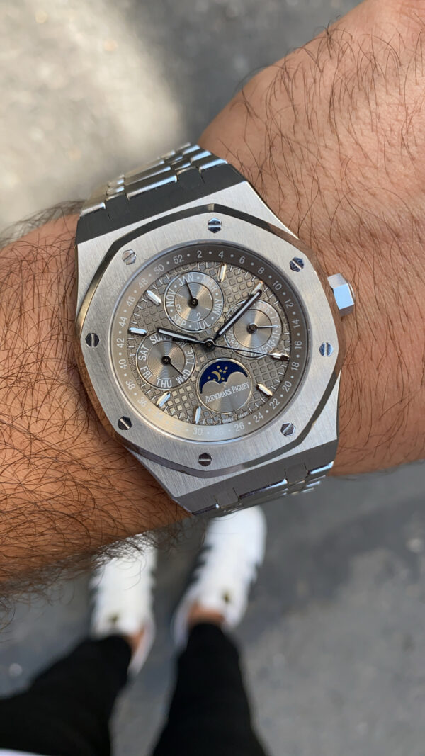 Audemars Piguet Royal Oak Perpetual Calendar 41mm Gri Kadran Audemars Piguet Royal Oak Perpetual Calendar 41mm Gri Kadran