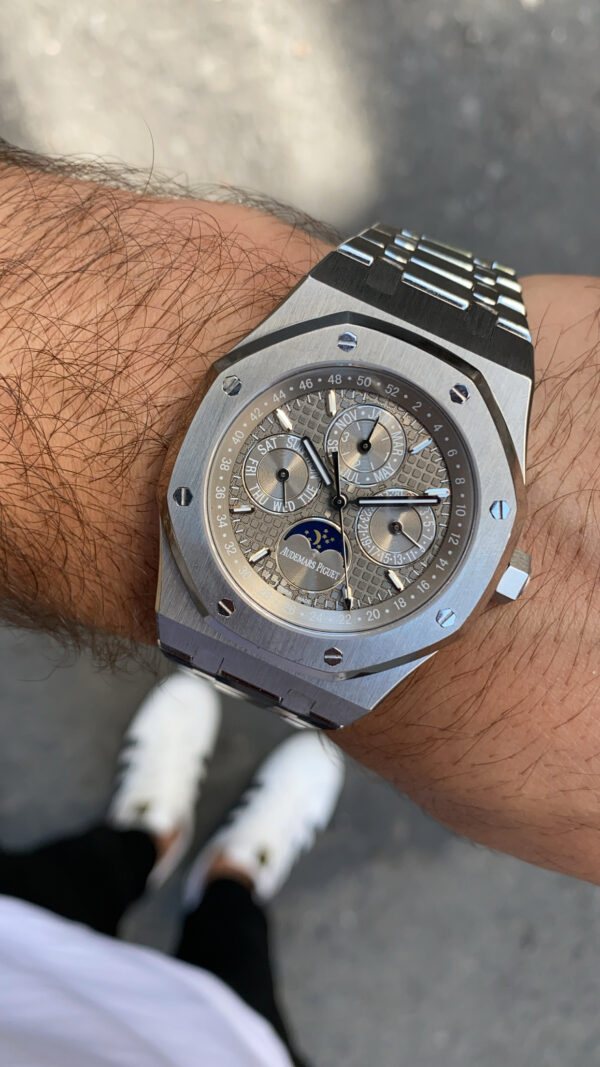 Audemars Piguet Royal Oak Perpetual Calendar 41mm Gri Kadran Audemars Piguet Royal Oak Perpetual Calendar 41mm Gri Kadran