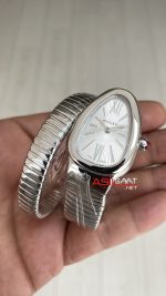 Bulgari Serpenti Tubogas Beyaz Kadran 101817 Silver 35mm Kadın Kol Saati