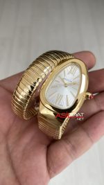 Bulgari Serpenti Tubogas Beyaz Kadran 101924 Gold 35mm Kadın Kol Saati