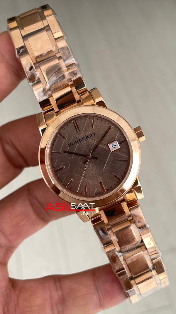 Burberry BU9005 The City Rose 34mm Kadın Kol Saati Burberry BU9005 The City Rose 34mm Kadın Kol Saati