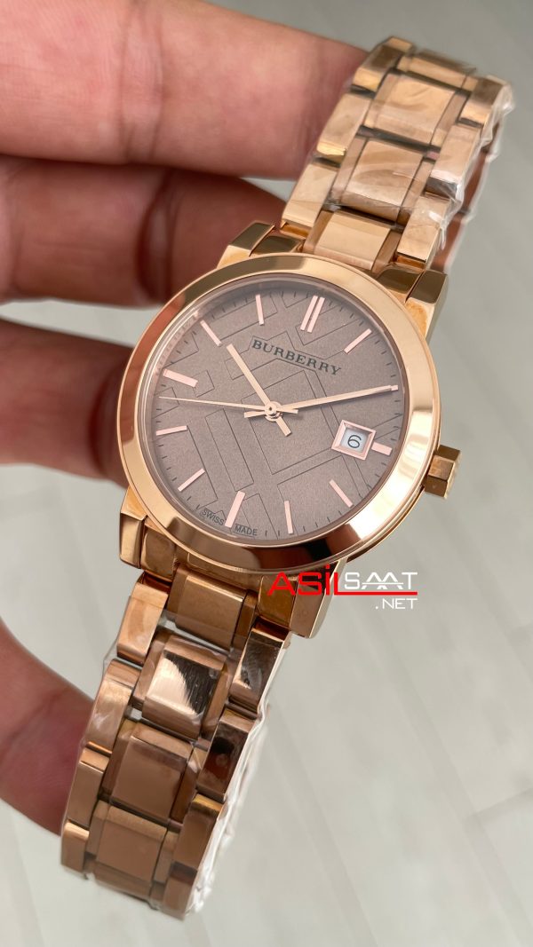 Burberry BU9005 The City Rose 34mm Kadın Kol Saati Burberry BU9005 The City Rose 34mm Kadın Kol Saati
