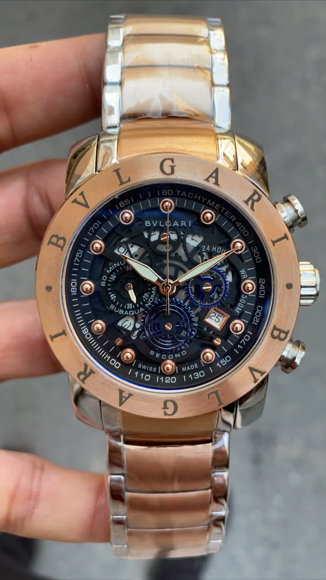 Bvlgari Nuclearneapon Silver Rose Siyah Kadran Bvlgari Nuclearneapon Silver Rose Siyah Kadran