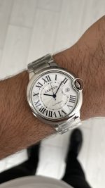 Cartier Ballon Bleu Beyaz WSBB0049 Silver 42mm