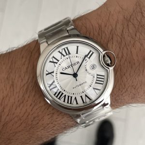 Cartier Ballon Bleu Beyaz WSBB0049 Silver 42mm