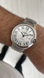 Cartier Ballon Bleu Beyaz WSBB0049 Silver 42mm