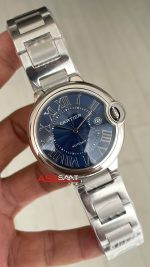 Cartier Ballon Bleu Mavi WSBB0061 Silver 40mm Replika Saat