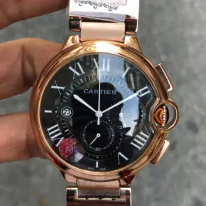 Cartier Ballon Bleu Rose Siyah Kadran