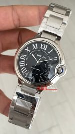 Cartier Ballon Bleu Siyah WSBB0060 Silver 40mm Replika Saat