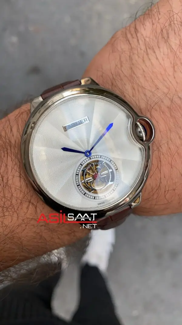 Cartier Ballon Bleu Tourbillon Beyaz Kadran