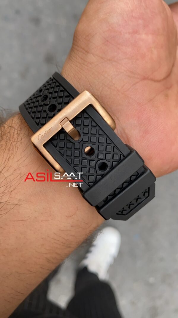 Cartier Calibre De Diver W7100052 Rose Kasa Siyah Cartier Calibre De Diver W7100052 Rose Kasa Siyah
