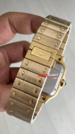 Cartier Santos WSSA0018 Beyaz Large 40mm Gold Replika Saat