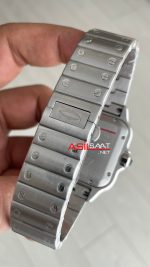 Cartier Santos WSSA0048 Mavi Large PVD Bezel Replika Saat