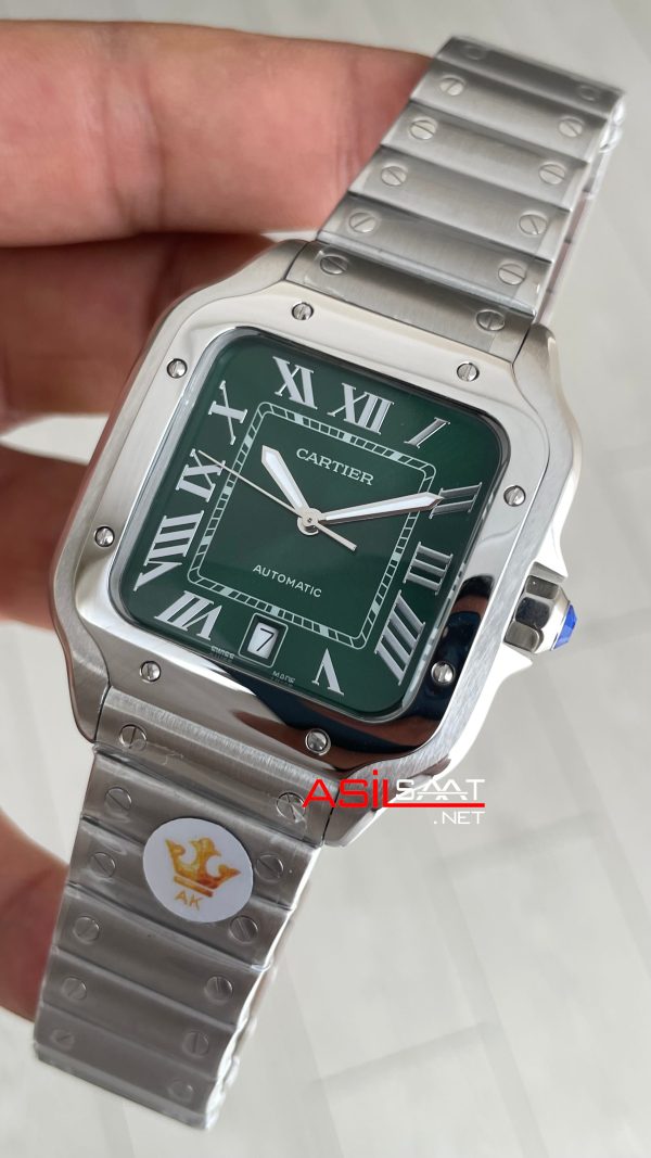 Cartier Santos WSSA0062 Yeşil Large 40mm Cartier Santos WSSA0062 Yeşil Large 40mm