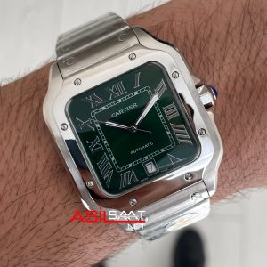 Cartier Santos WSSA0062 Yeşil Large 40mm