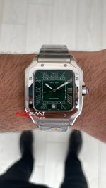 Cartier Santos WSSA0062 Yeşil Large 40mm