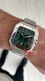 Cartier Santos WSSA0062 Yeşil Large 40mm
