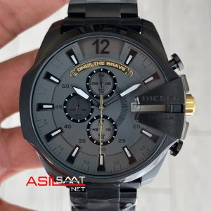 Diesel DZ4479 Mega Chief Black PVD 51mm Erkek Kol Saati