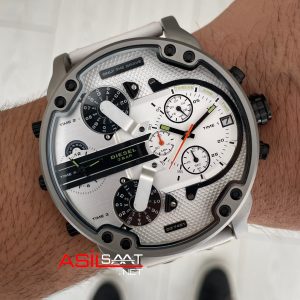Diesel DZ7401 Mr. Daddy 2.0 Beyaz 57mm Erkek Kol Saati
