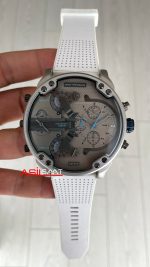 Diesel DZ7419 Mr. Daddy 2.0 Gri ve Beyaz 57mm Erkek Kol Saati