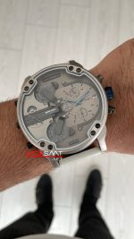 Diesel DZ7419 Mr. Daddy 2.0 Gri ve Beyaz 57mm Erkek Kol Saati