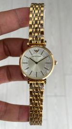 Emporio Armani AR11608 Sarı Taşlı 32mm Kadın Kol Saati
