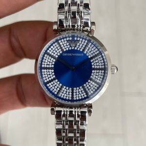 Emporio Armani AR11627 Mavi Taşlı 32mm Kadın Kol Saati