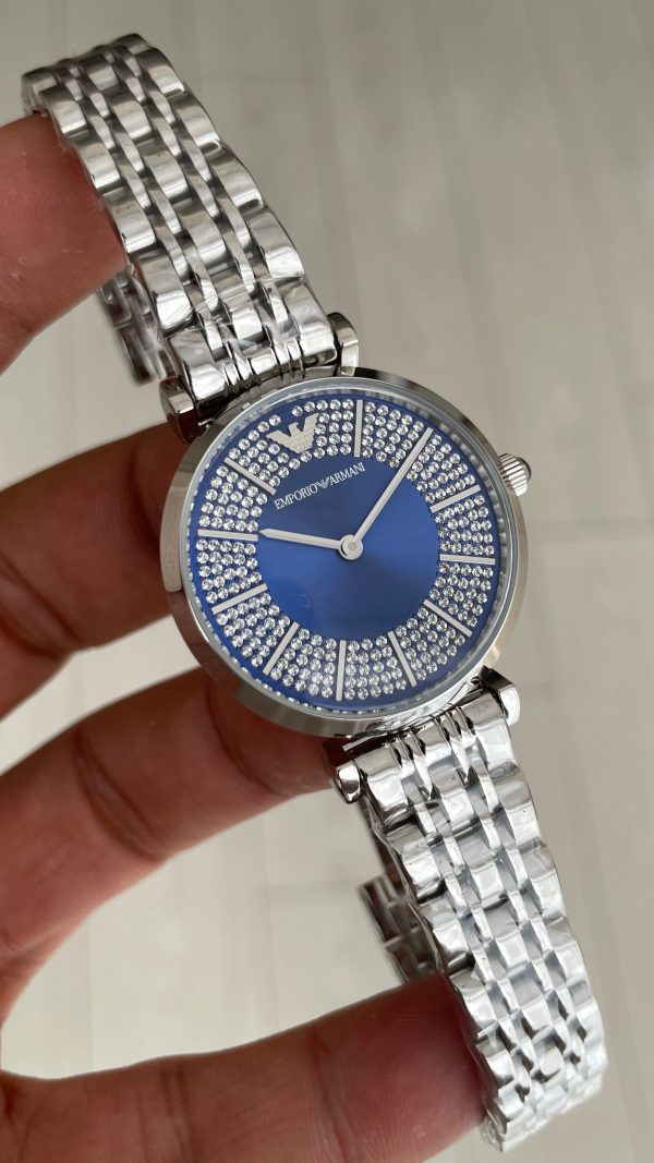 Emporio Armani AR11627 Mavi Taşlı 32mm Kadın Kol Saati