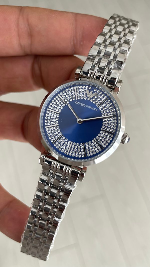 Emporio Armani AR11627 Mavi Taşlı 32mm Kadın Kol Saati