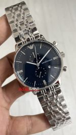Emporio Armani AR1648 Mavi Kadran 43mm Replika Saat