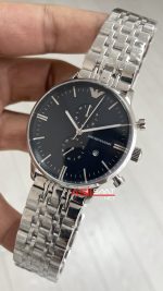 Emporio Armani AR1648 Mavi Kadran 43mm Replika Saat