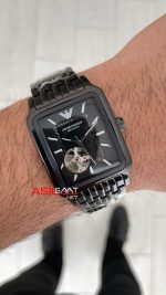 Emporio Armani AR60058 Meccanico Siyah 36mm Replika Saat