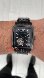 Emporio Armani AR60058 Meccanico Siyah 36mm Replika Saat