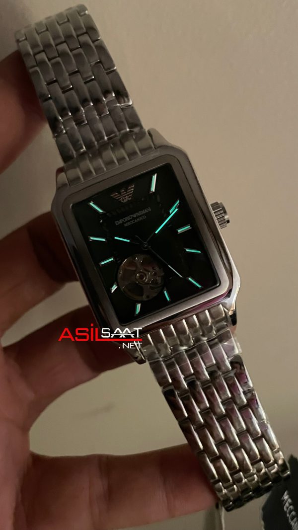 Emporio Armani AR60067 Meccanico Yeşil 36mm Replika Saat Emporio Armani AR60067 Meccanico Yeşil 36mm Replika Saat