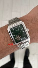 Emporio Armani AR60067 Meccanico Yeşil 36mm Replika Saat