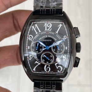 Franck Muller Casablanca Chronograph Siyah 43mm PVD Black Replika Saat