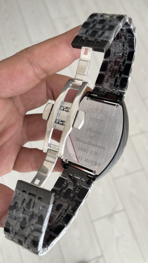 Franck Muller Casablanca Chronograph Siyah 43mm PVD Black Replika Saat Franck Muller Casablanca Chronograph Siyah 43mm PVD Black Replika Saat