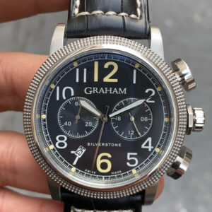 Graham Silver Stone Silver Siyah Kadran