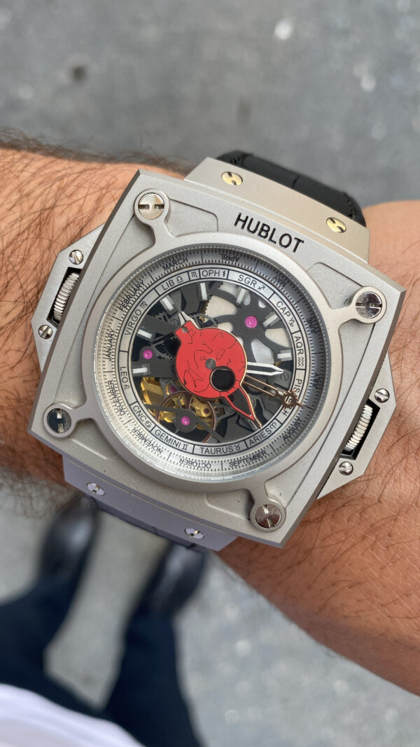 Hublot Antikythera SunMoon King MP-08 Silver Gri Kadran